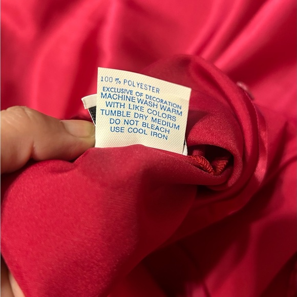 Vintage Body Chic Women’s Set Red Sz Medium top and bottom Under Garments - Picture 12 of 14